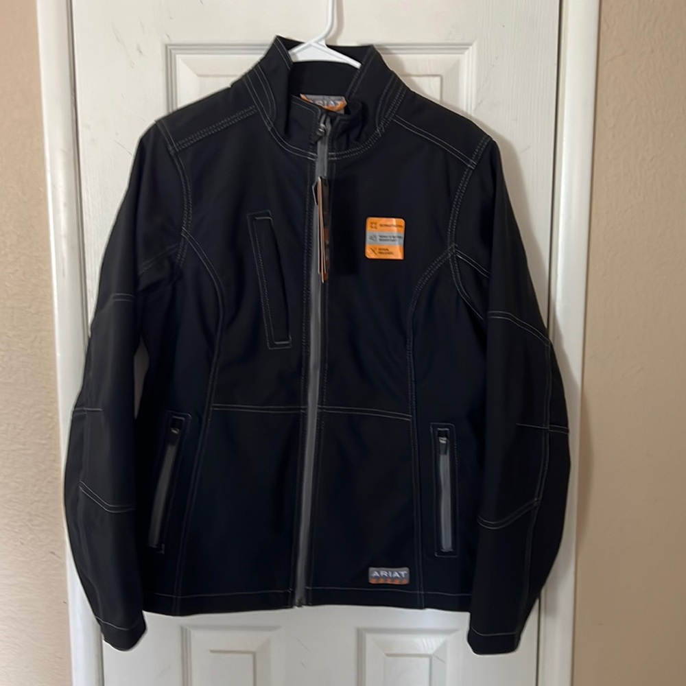 Ariat Black Utility Jacket with Contrast Stitching